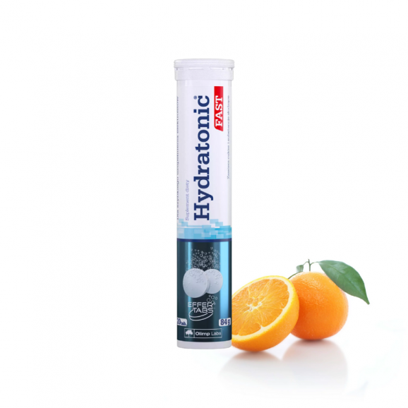 Hydratonic Fast, smak pomarańczowy, tabletki musujące, 20 szt. - zdjęcie produktu