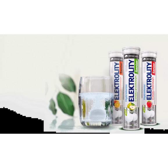 Olimp Hydratonic Elektrolity Senior, smak pomarańczowy, tabletki musujące, 20 szt. - zdjęcie produktu