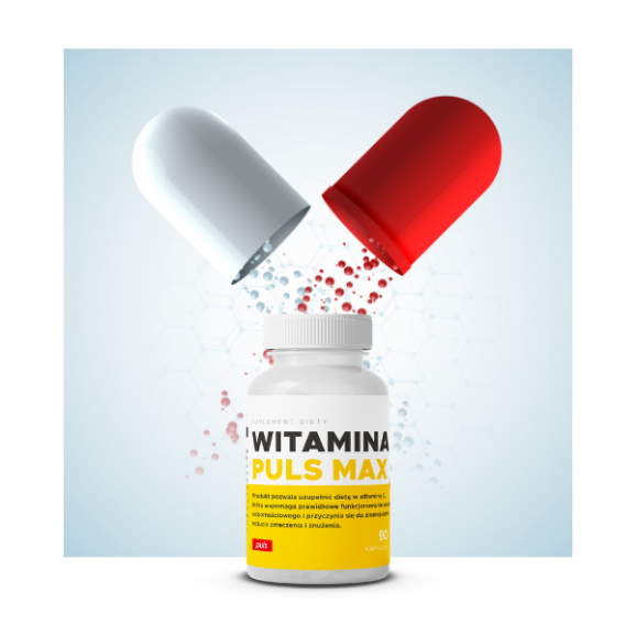 Witamina C MAX Puls, kapsułki, 90 szt. - zdjęcie produktu