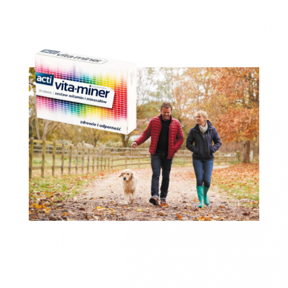 Acti Vita-Miner Aflofarm, tabletki, 30 szt. Acti Vita-Miner Aflofarm, tabletki, 30 szt. - zdjęcie produktu