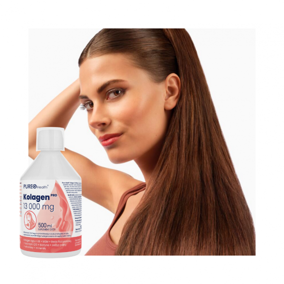 Pureo Health Kolagen Pro 13 000 mg, płyn o smaku owoców leśnych, 500 ml - zdjęcie produktu
