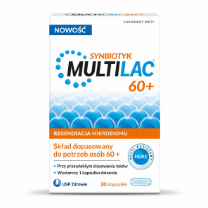 [30.11.2025] Multilac 60+, kapsułki, 20 szt. - zdjęcie produktu