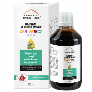 [30.11.2025] Balsam Jerozolimski dla dzieci, Produkty Bonifraterskie, syrop, 200 ml - zdjęcie produktu