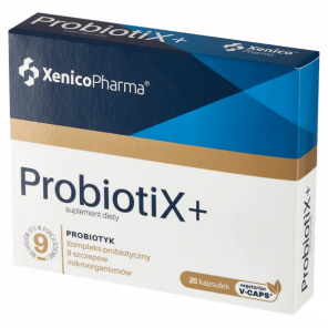 [30.11.2025] Xenico Pharma ProbiotiX+, kapsułki, 20 szt. - zdjęcie produktu