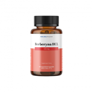 Solida Pharm Berberyna HCL 500 mg, kapsułki, 60 szt. - zdjęcie produktu