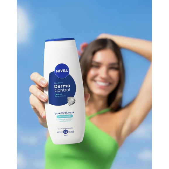 Nivea Derma Control Defend Żel pod prysznic, 500 ml - zdjęcie produktu