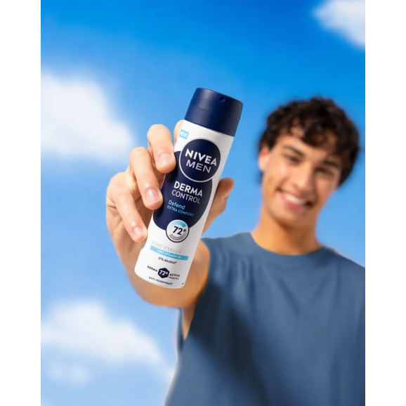 Nivea Men Derma Control Defend Antyperspirant Męski, spray, 150 ml - zdjęcie produktu