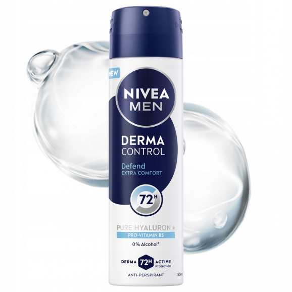 Nivea Men Derma Control Defend Antyperspirant Męski, spray, 150 ml - zdjęcie produktu