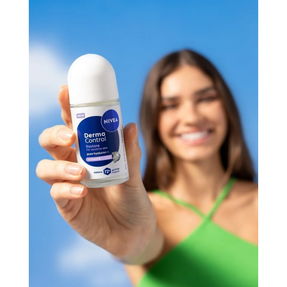 Nivea Derma Control Restore Antyperspirant Damski, roll-on, 50 ml - zdjęcie produktu