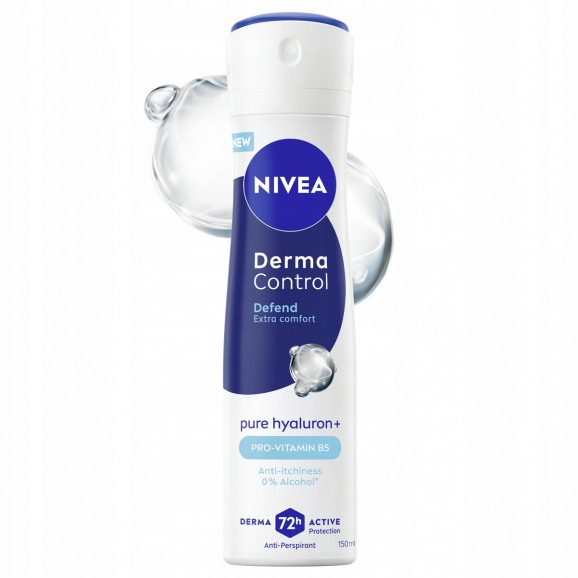Nivea Derma Control Defend Antyperspirant Damski, spray, 150 ml - zdjęcie produktu