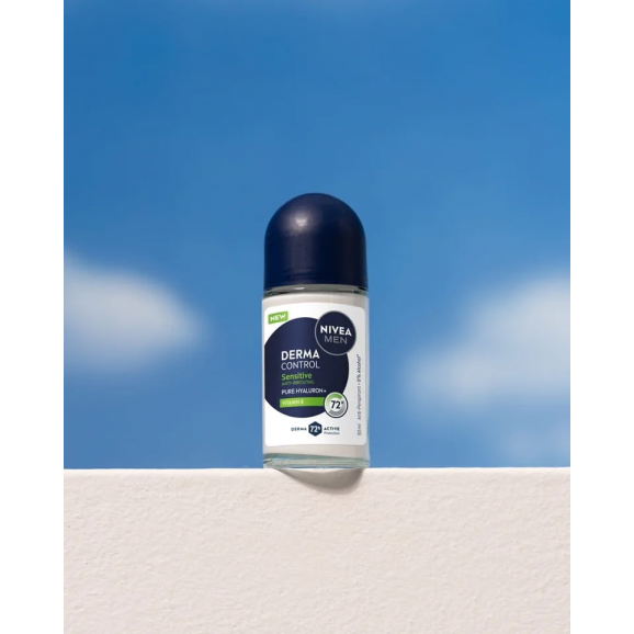 Nivea Men Derma Control Sensitive Antyperspirant męski, roll-on, 50 ml - zdjęcie produktu