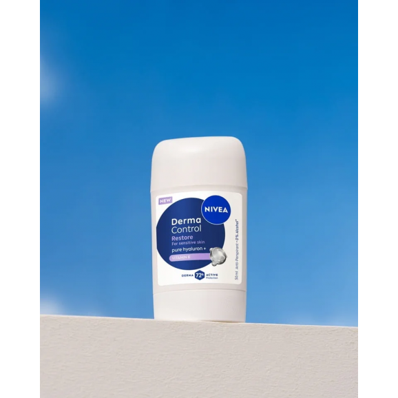 Nivea Derma Control Restore Antyperspirant Damski, sztyft, 50 ml Nivea Derma Control Restore Antyperspirant Damski, sztyft, 50 ml - zdjęcie produktu
