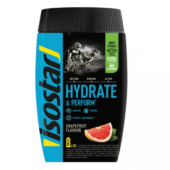 Isostar Koncentrat Napój izotoniczny, Grejpfrut, 400 g Isostar Koncentrat Napój izotoniczny, Grejpfrut, 400 g - zdjęcie produktu