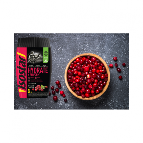 Isostar Koncentrat Napój izotoniczny, Żurawina, 400 g - zdjęcie produktu