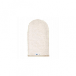 Bocioland, rękawica myjka frotte, beżowa, 1 szt. - zdjęcie produktu