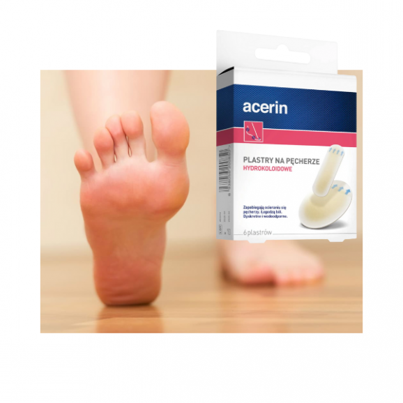 Acerin Plastry na pecherze hydrokoloidowe, 6 szt. Acerin Plastry na pecherze hydrokoloidowe, 6 szt. - zdjęcie produktu