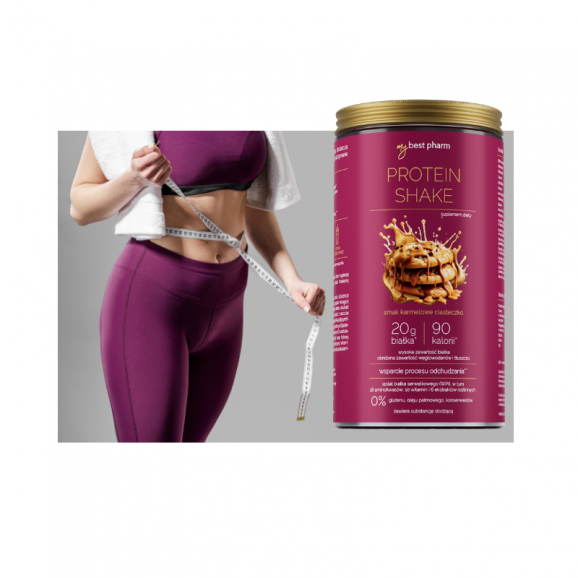 MyBest Protein Shake, karmelowe ciasteczko, dietetyczny shake dla kobiet, 450 g - zdjęcie produktu