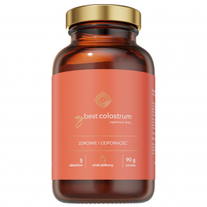 MyBest Colostrum, dla dorosłych i dzieci od 3 lat, smak jabłkowy, 90 g - zdjęcie produktu