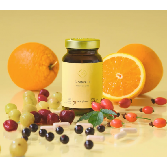 MyBest C Natural+, kapsułki, 60 szt. - zdjęcie produktu