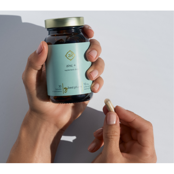 MyBest Zinc+, kapsułki, 30 szt. - zdjęcie produktu