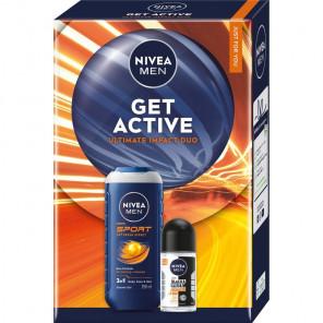 Nivea Men GET ACTIVE Zestaw kosmetyków do pielęgnacji ciała, 1 szt. - zdjęcie produktu