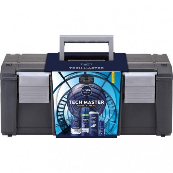 Nivea Men TECH MASTER Zestaw prezentowy kosmetyków ze skrzynką, 1 szt. Nivea Men TECH MASTER Zestaw prezentowy kosmetyków ze skrzynką, 1 szt. - zdjęcie produktu