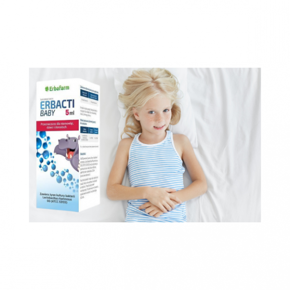 Erbafarm Erbacti Baby, zawiesina, 5 ml Erbafarm Erbacti Baby, zawiesina, 5 ml - zdjęcie produktu