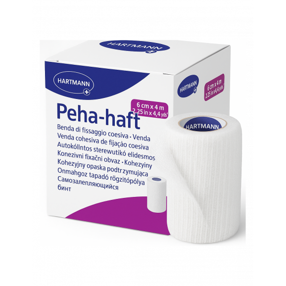 Peha-haft Bandaż samomocujący, 6 cm x 4 m, 1 sztuka Peha-haft Bandaż samomocujący, 6 cm x 4 m, 1 sztuka - zdjęcie produktu