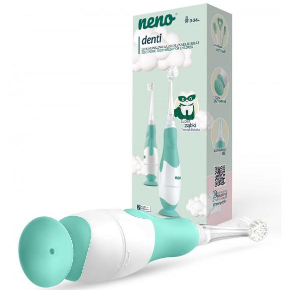 Neno Denti Mint – elektroniczna szczoteczka do zębów dla dzieci, miętowa (3-36 miesięcy) - zdjęcie produktu