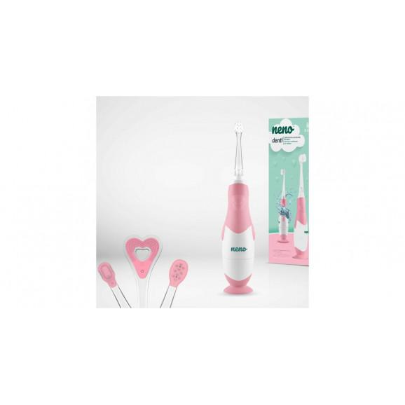 Neno Denti Pink – elektroniczna szczoteczka do zębów, różowa (dla dzieci 3 do 36 miesięcy) Neno Denti Pink – elektroniczna szczoteczka do zębów, różowa (dla dzieci 3 do 36 miesięcy) - zdjęcie produktu