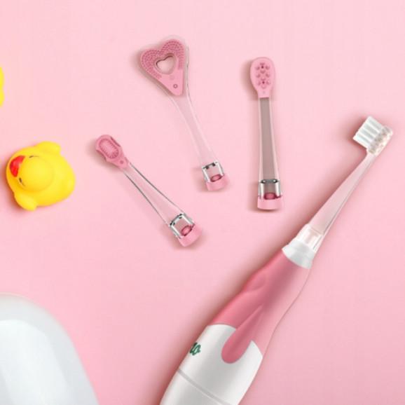 Neno Denti Pink – elektroniczna szczoteczka do zębów, różowa (dla dzieci 3 do 36 miesięcy) Neno Denti Pink – elektroniczna szczoteczka do zębów, różowa (dla dzieci 3 do 36 miesięcy) - zdjęcie produktu