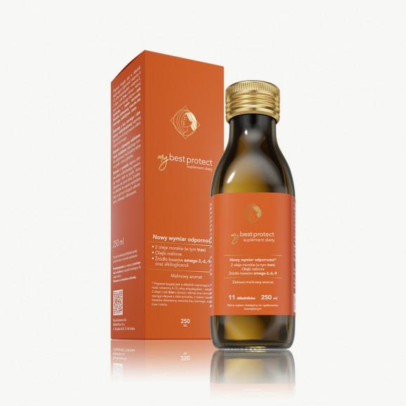 [29.11.2025] MyBest Protect Olej, smak ziołowo-waniliowy, 250 ml - zdjęcie produktu