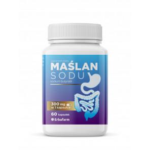 Erbafarm Maślan Sodu 300mg (60 kapsułek) - zdjęcie produktu