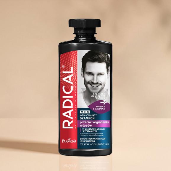 Farmona Radical Men Wzmacniający szampon przeciw wypadaniu włosów, 400 ml - zdjęcie produktu
