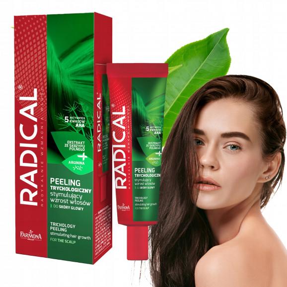 Farmona Radical Peeling trychologiczny stymulujący wzrost włosów, 75 ml - zdjęcie produktu