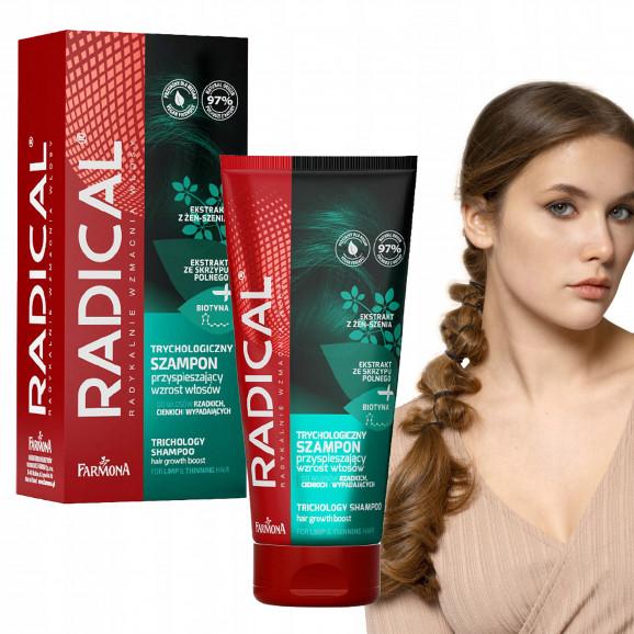 Farmona Radical Trychologiczny szampon przyspieszający wzrost włosów, 200 ml - zdjęcie produktu