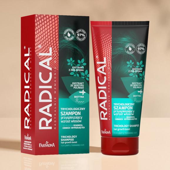 Farmona Radical Trychologiczny szampon przyspieszający wzrost włosów, 200 ml - zdjęcie produktu