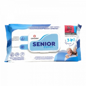 Chusteczki nawilżane Opharm Senior Hygienic (72 szt.) - zdjęcie produktu