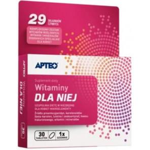 [31.12.2025] Apteo Witaminy dla Niej, tabletki, 30 szt. - zdjęcie produktu