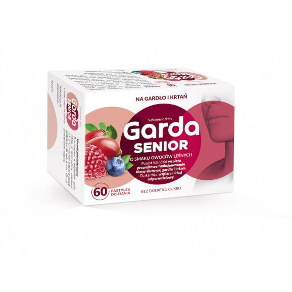 Garda SENIOR o smaku owoców leśnych – suplement diety (60 pastylek do ssania) Garda SENIOR o smaku owoców leśnych – suplement diety (60 pastylek do ssania) - zdjęcie produktu