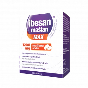 Ibesan Maślan Max dietetyczny środek specjalnego przeznaczenia medycznego (60 tabletek) - zdjęcie produktu