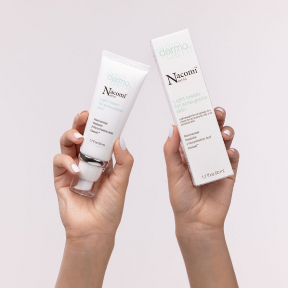 Nacomi Next Level Dermo lekki krem do cery trądzikowej (50 ml) - zdjęcie produktu