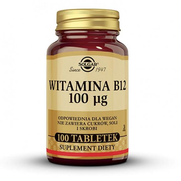 Zestaw Solgar Witamina B12 + Gentle Iron (żelazo) + kosmetyczka - zdjęcie produktu