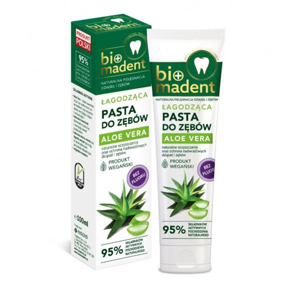 Bio Madent Łagodząca pasta do zębów Aloe Vera (100 ml) - zdjęcie produktu
