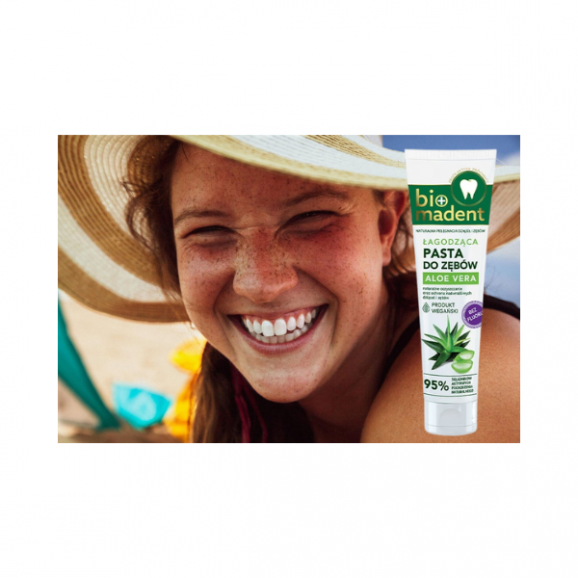 Bio Madent Łagodząca pasta do zębów Aloe Vera (100 ml) - zdjęcie produktu