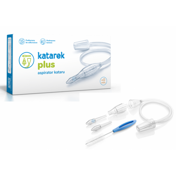 Katarek PLUS aspirator do odkurzacza – zestaw do walki z katarem dla dzieci Katarek PLUS aspirator do odkurzacza – zestaw do walki z katarem dla dzieci - zdjęcie produktu