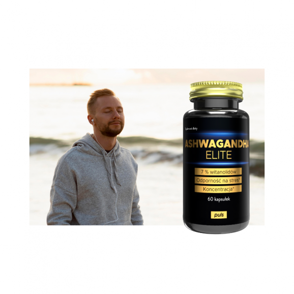 Ashwagandha Elite PULS, kapsułki, 60 szt. Ashwagandha Elite PULS, kapsułki, 60 szt. - zdjęcie produktu