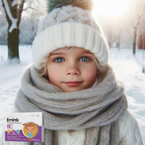 Activlab Pharma Eminis – suplement diety, truskawkowy (30 tabletek do ssania) - zdjęcie produktu