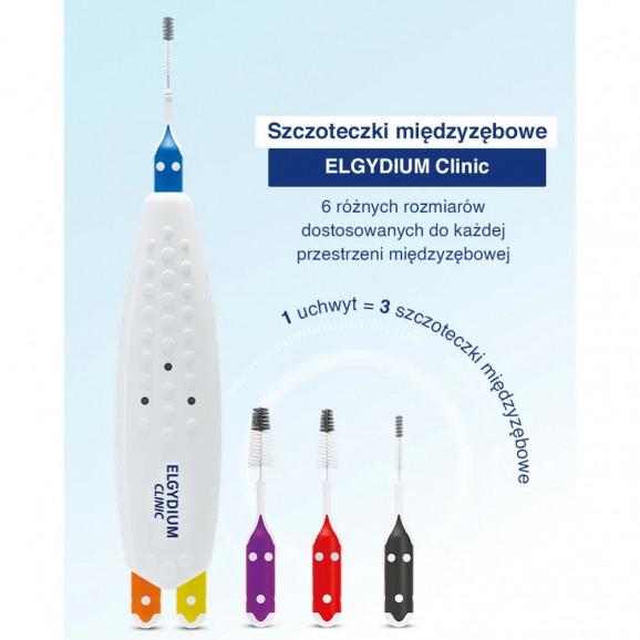 Elgydium Clinic Triocompact szczoteczka międzyzębowa, 3 sztuki - zdjęcie produktu