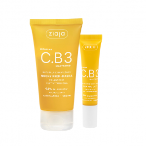 Ziaja Witamina C.B3 Niacynamid Nocny Krem-maska (50 ml) + Krem pod oczy (15 ml) - zdjęcie produktu